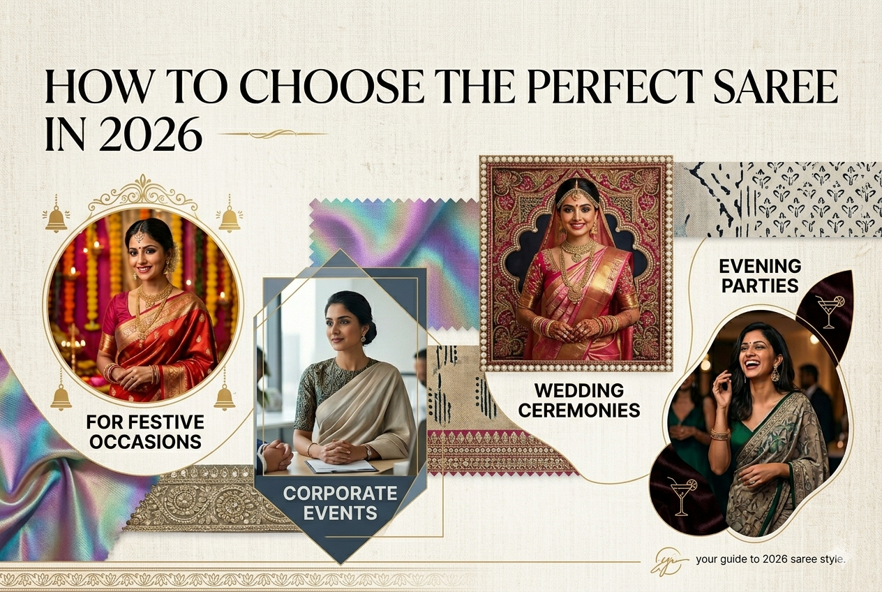 How to Choose the Perfect Saree for Every Occasion in 2026